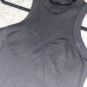 Designer Inspired Tank With Exposed Bust Seams